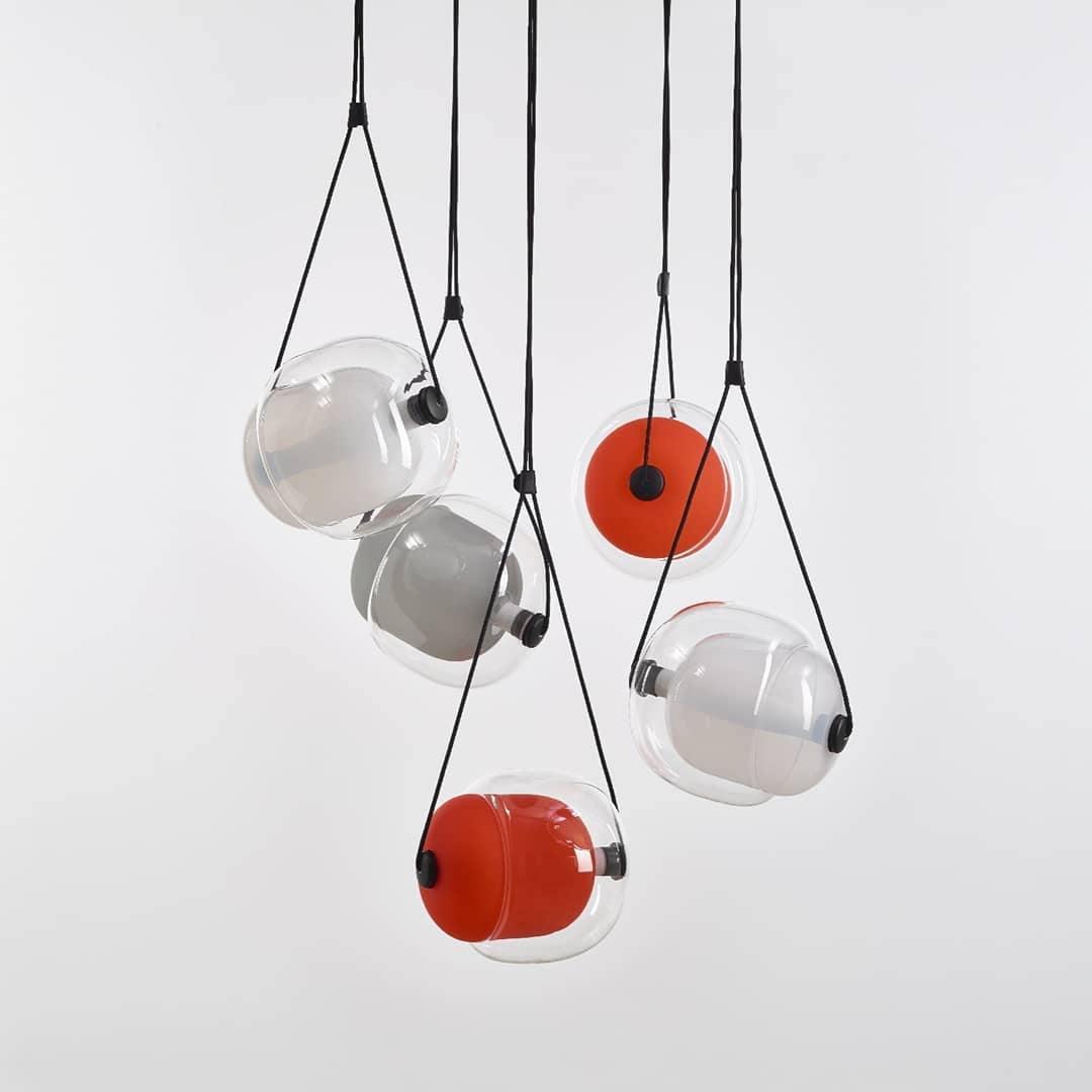 Ovexa Contemporary Glass Pendant Light-Neutral Decor