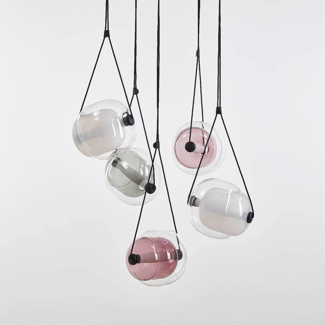 Ovexa Contemporary Glass Pendant Light-Neutral Decor