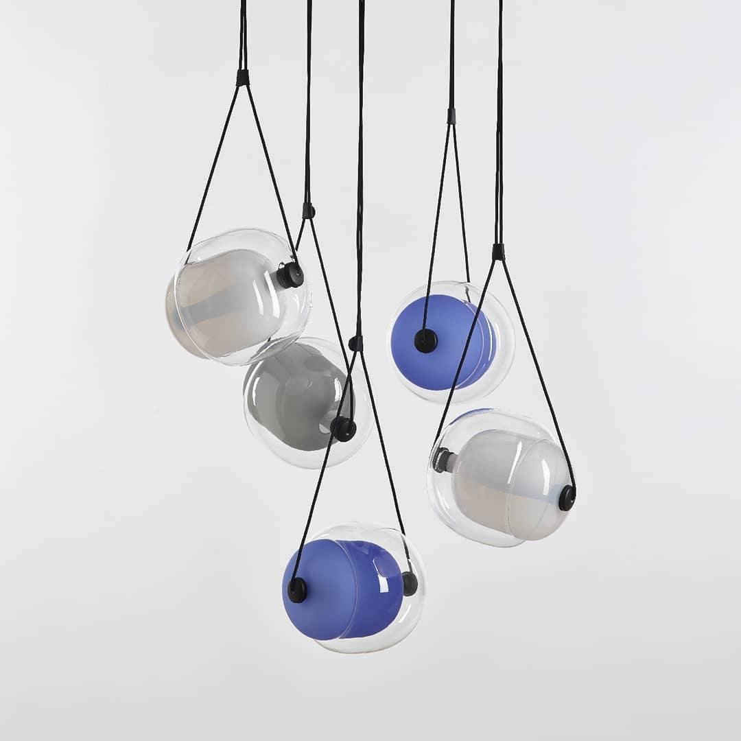 Ovexa Contemporary Glass Pendant Light-Neutral Decor