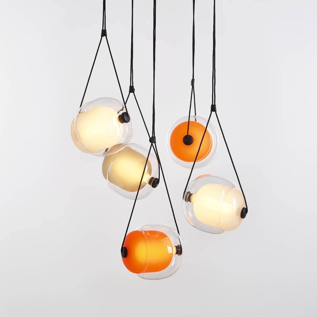Ovexa Contemporary Glass Pendant Light-Neutral Decor