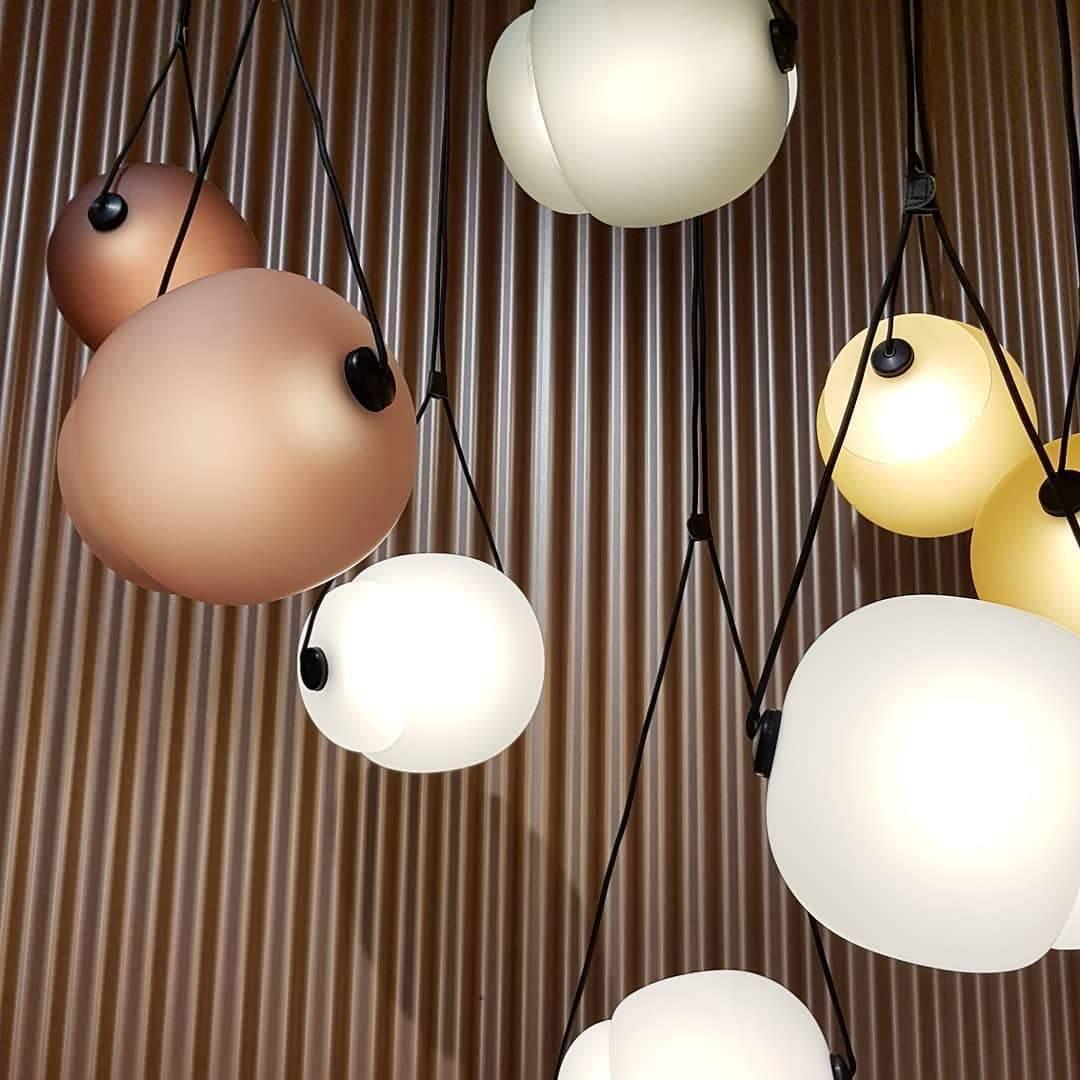 Ovexa Contemporary Glass Pendant Light-Neutral Decor