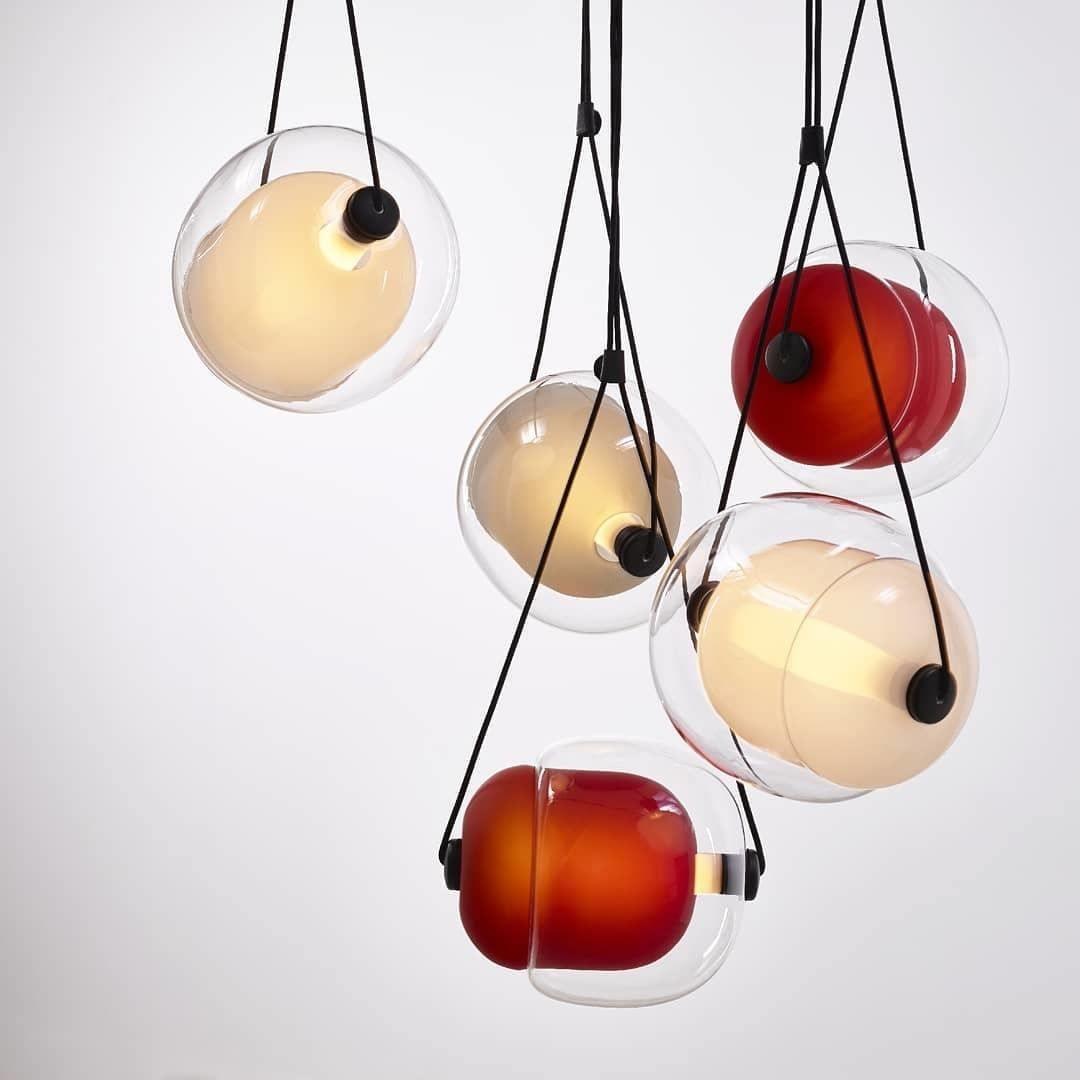 Ovexa Contemporary Glass Pendant Light-Neutral Decor