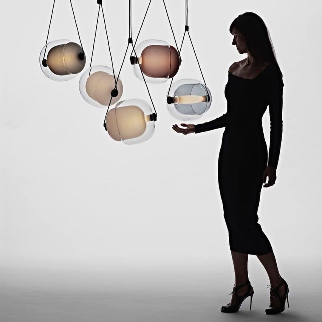 Ovexa Contemporary Glass Pendant Light-Neutral Decor