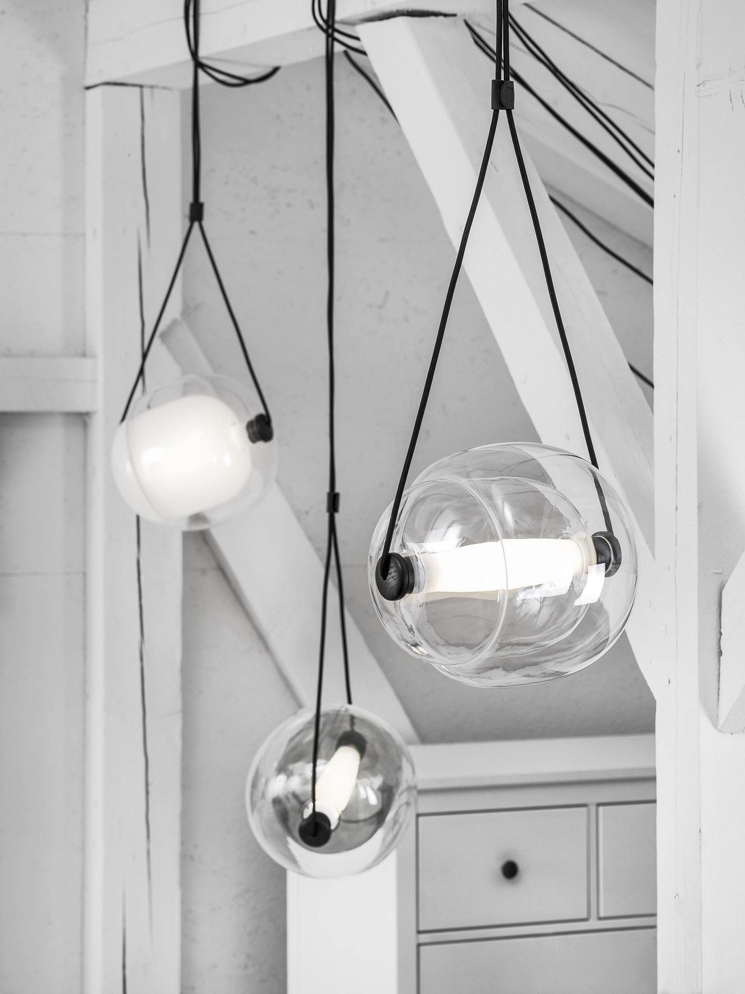 Ovexa Contemporary Glass Pendant Light-Neutral Decor
