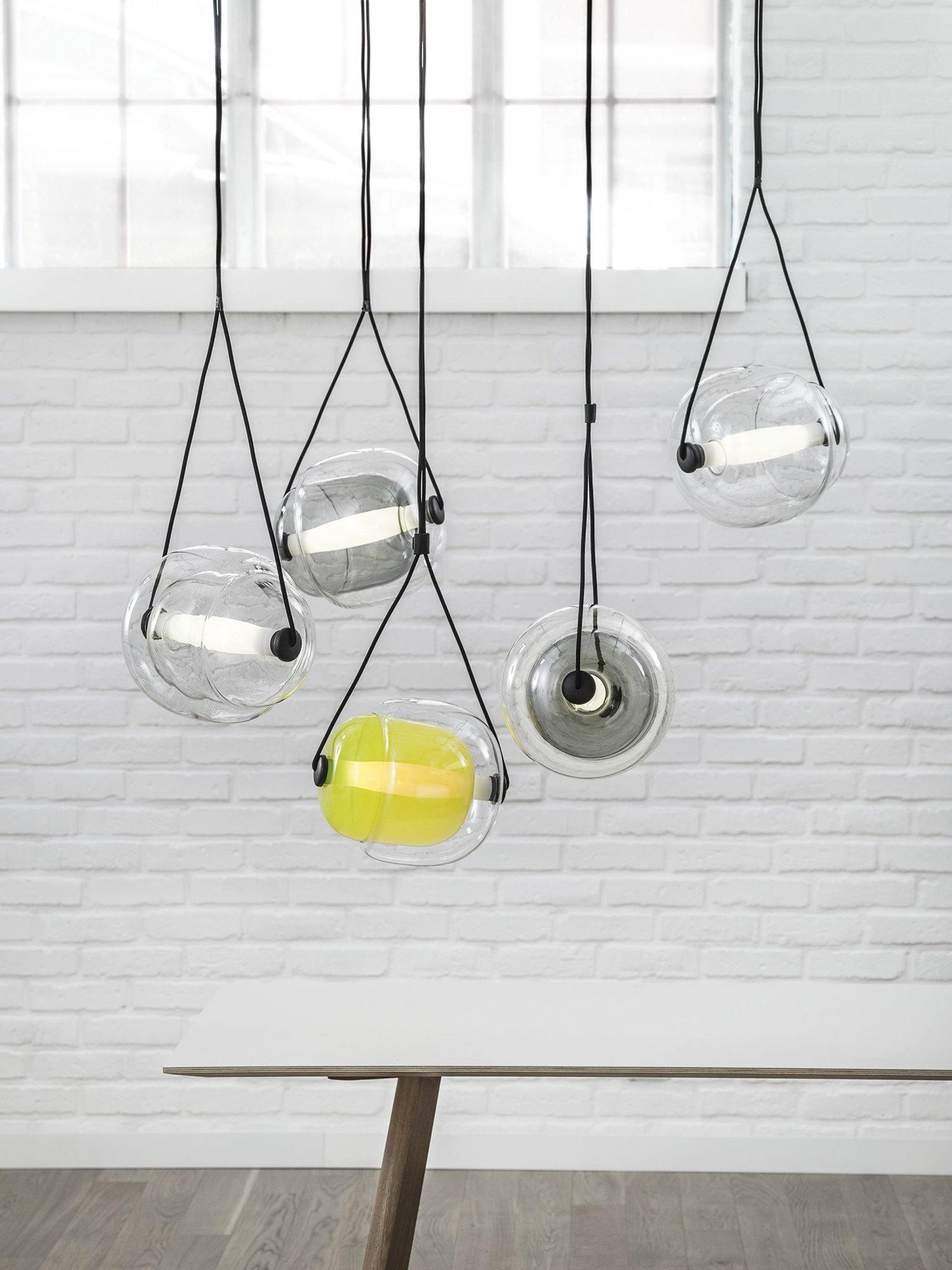 Ovexa Contemporary Glass Pendant Light-Neutral Decor