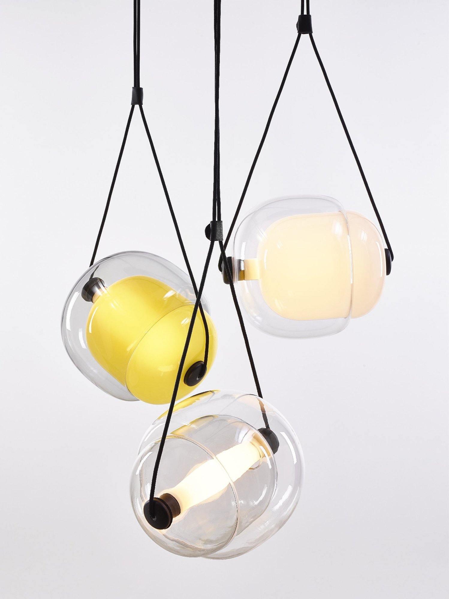 Ovexa Contemporary Glass Pendant Light-Neutral Decor