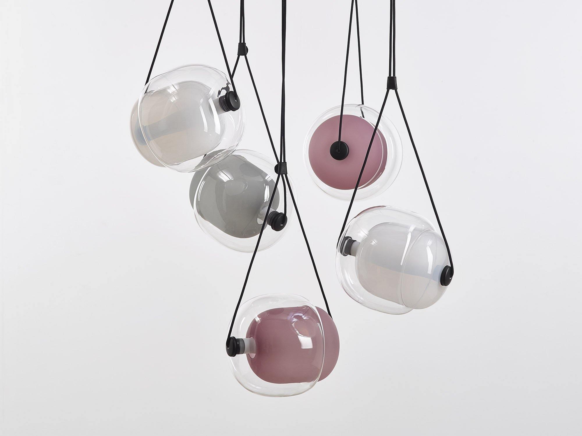 Ovexa Contemporary Glass Pendant Light-Neutral Decor