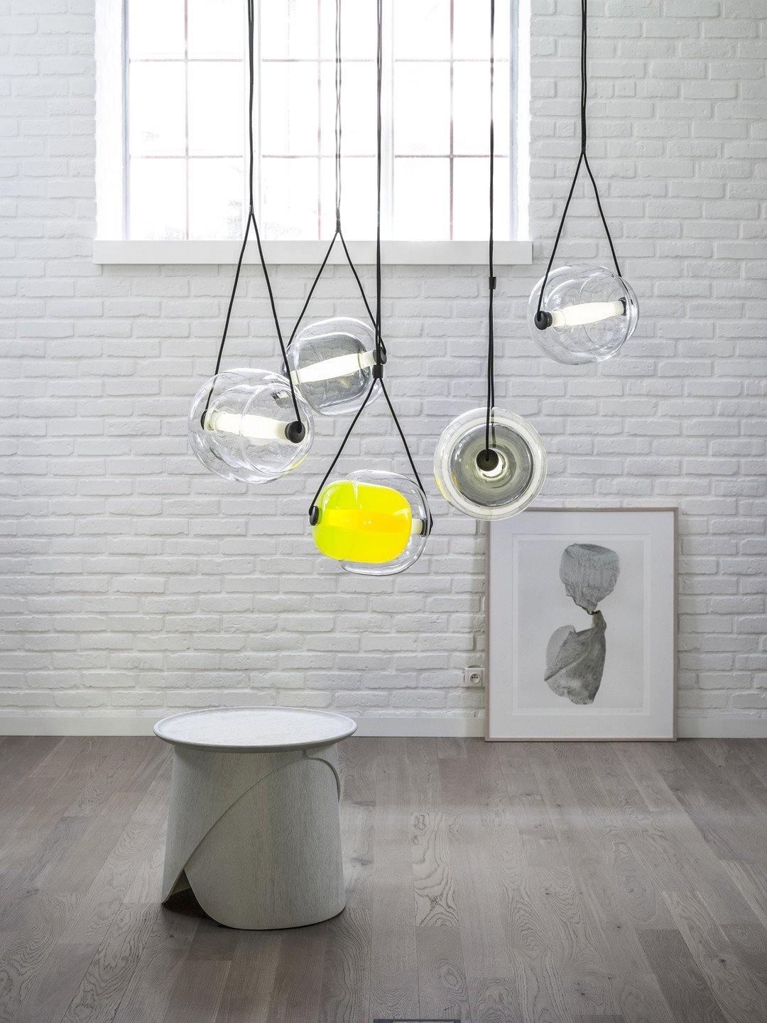 Ovexa Contemporary Glass Pendant Light-Neutral Decor