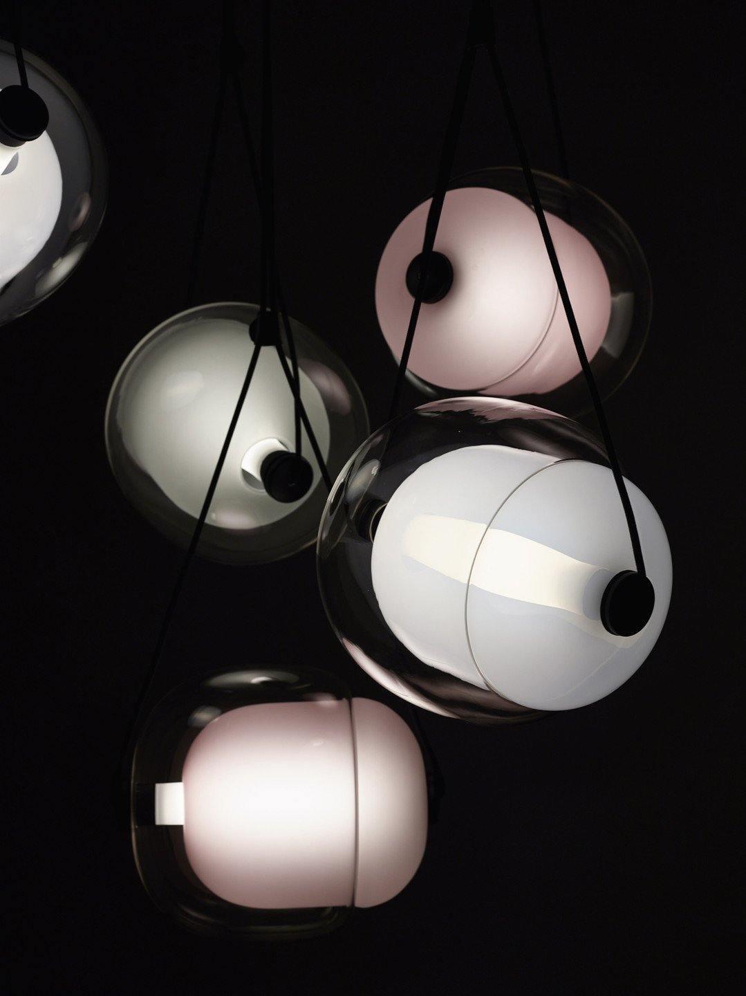 Ovexa Contemporary Glass Pendant Light-Neutral Decor