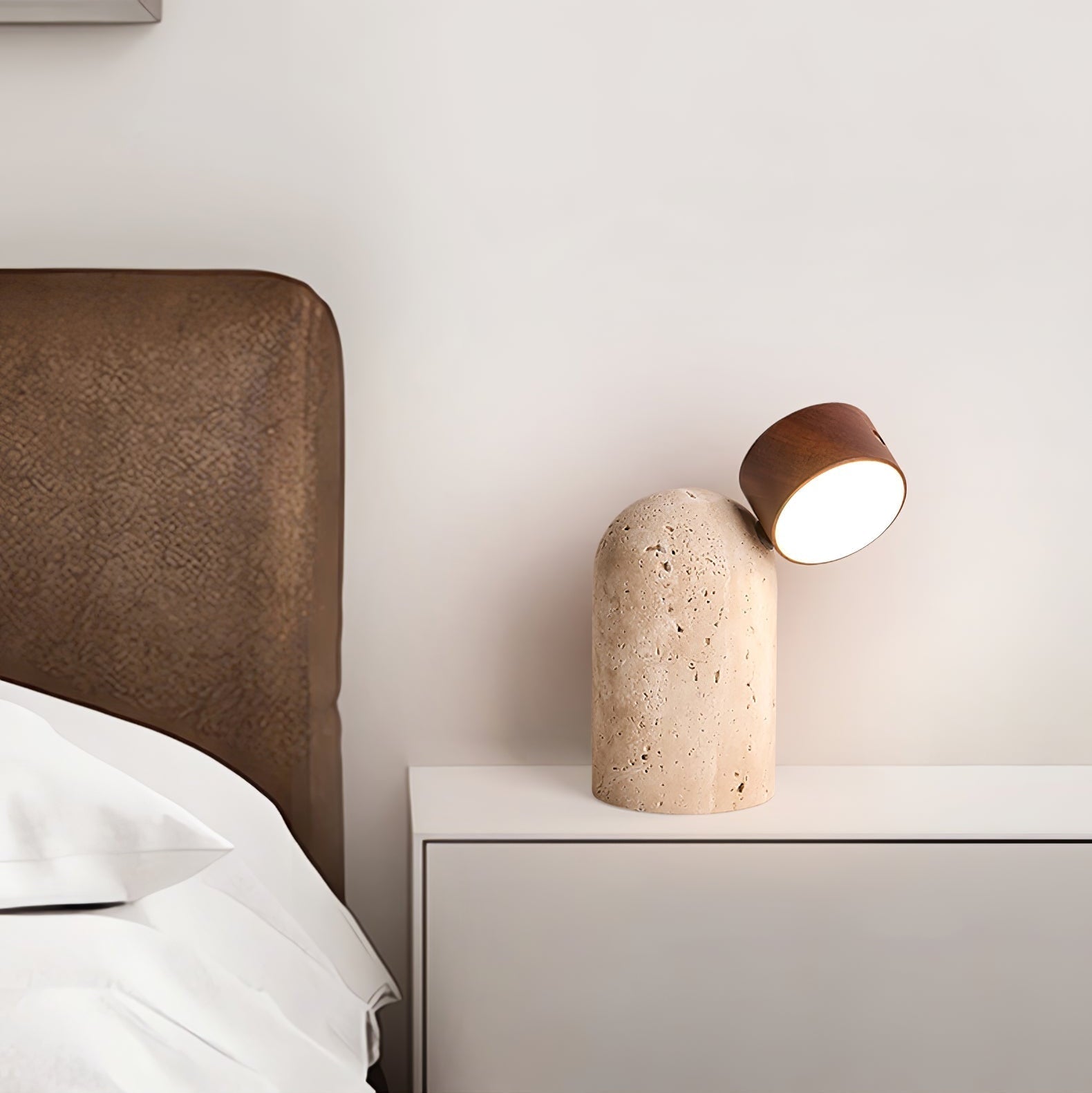 Yorvik Stone Table Lamp-Neutral Decor