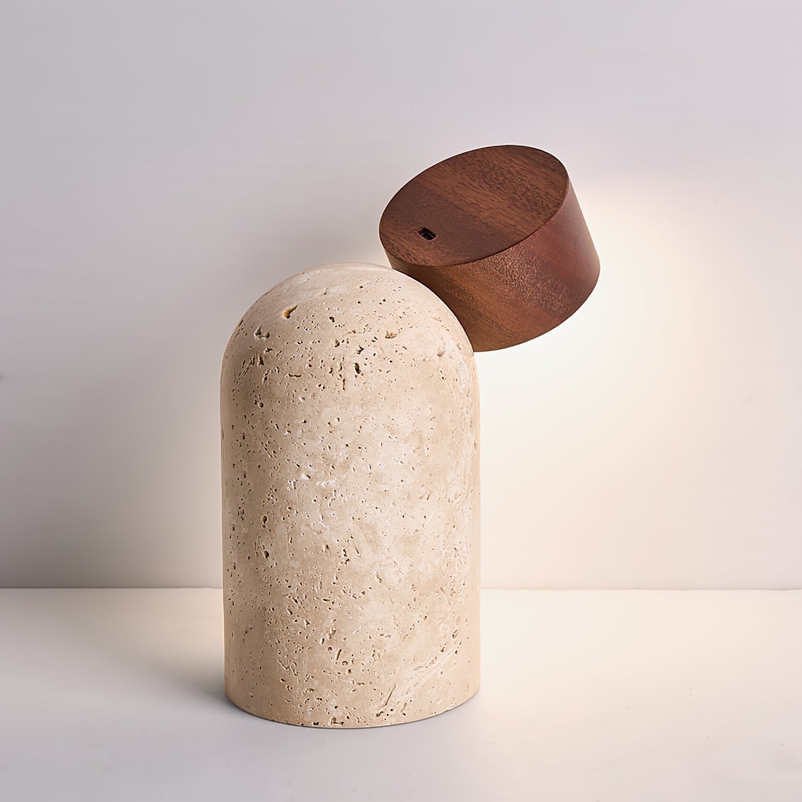 Yorvik Stone Table Lamp-Neutral Decor
