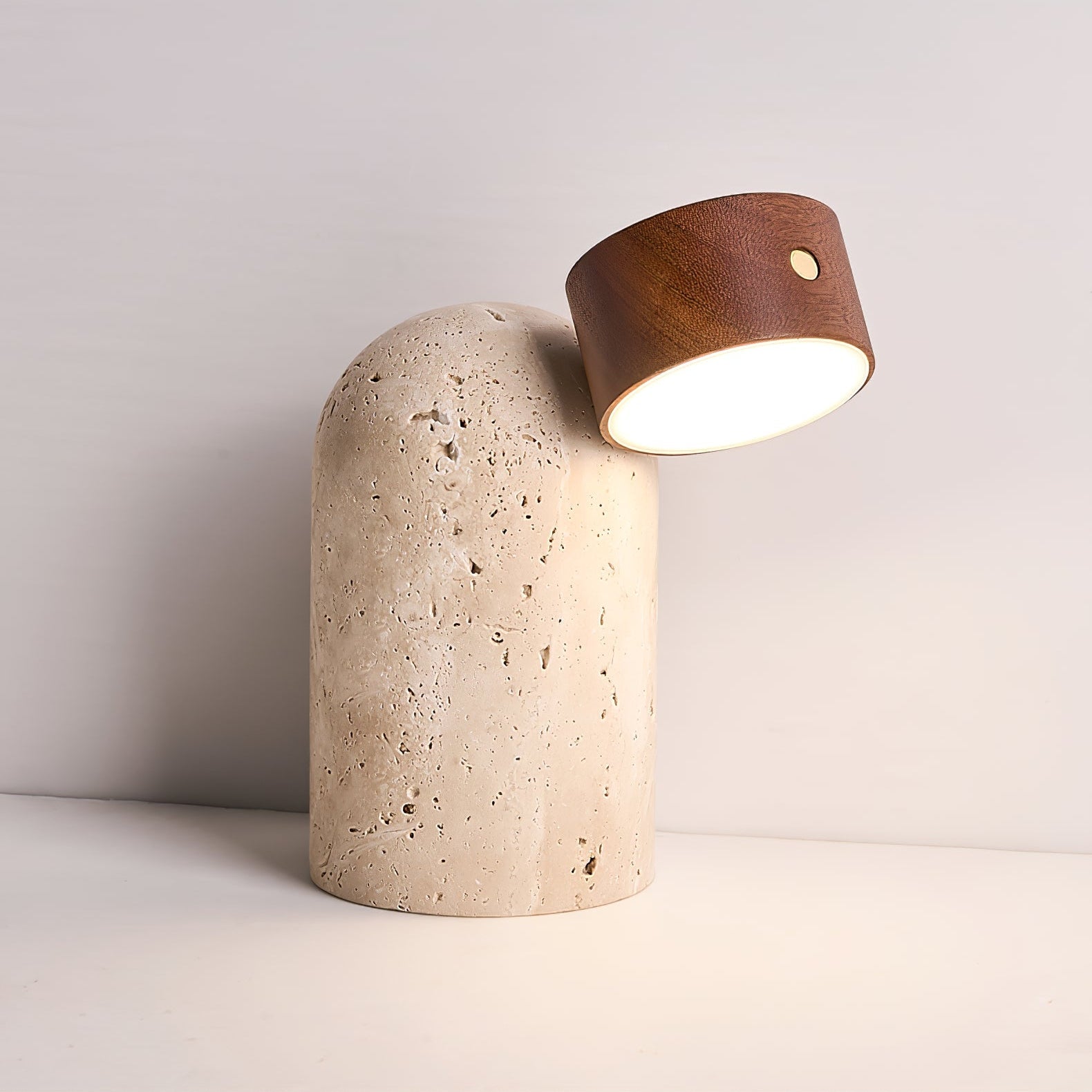 Yorvik Stone Table Lamp-Neutral Decor