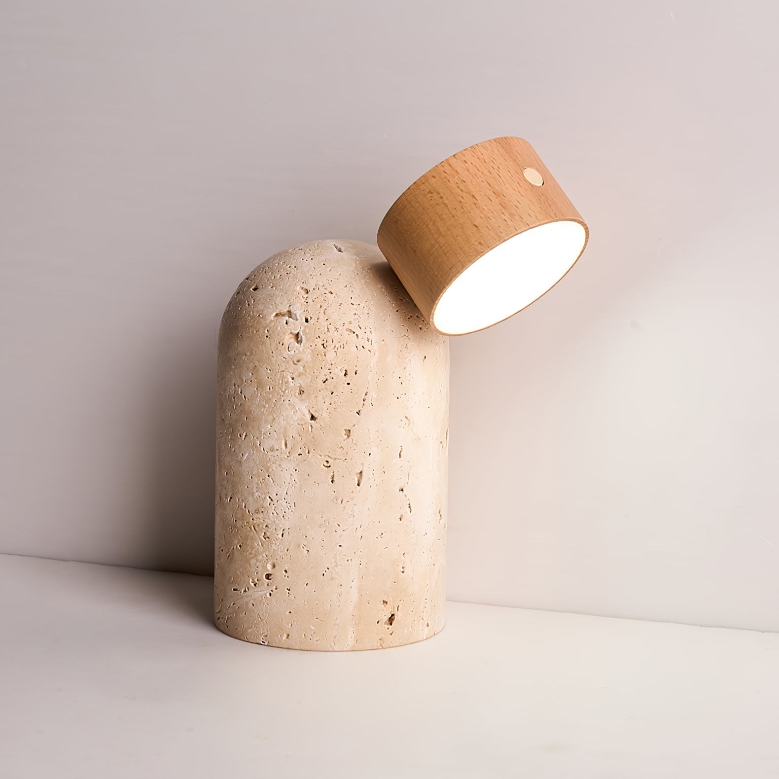 Yorvik Stone Table Lamp-Neutral Decor