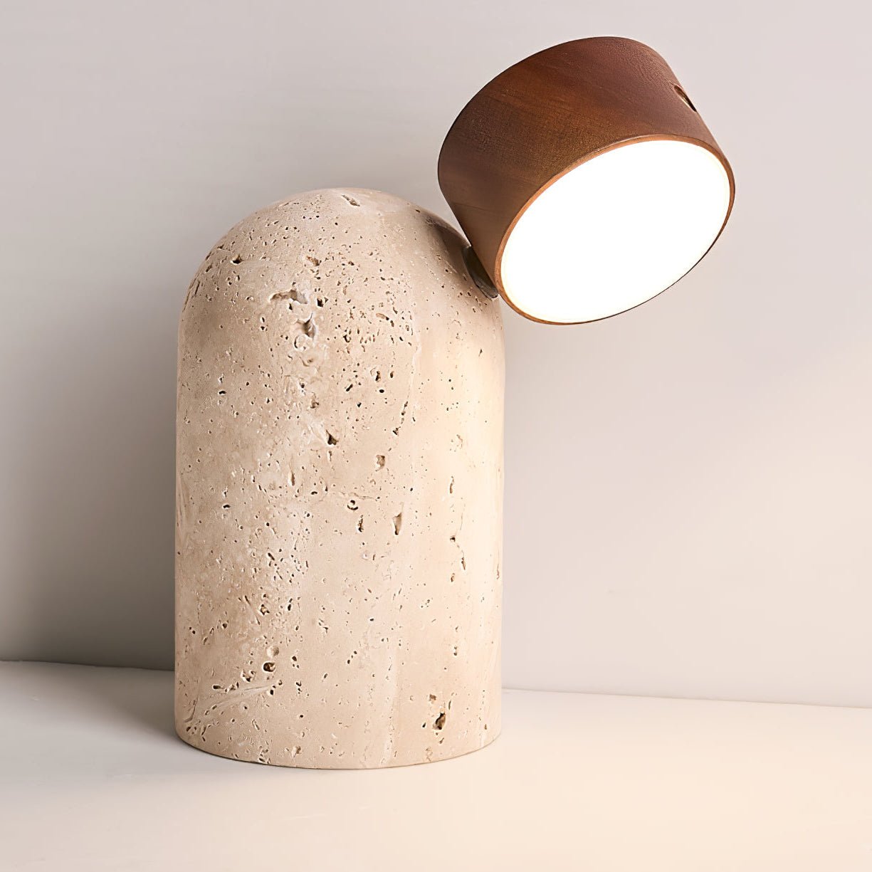 Yorvik Stone Table Lamp-Neutral Decor