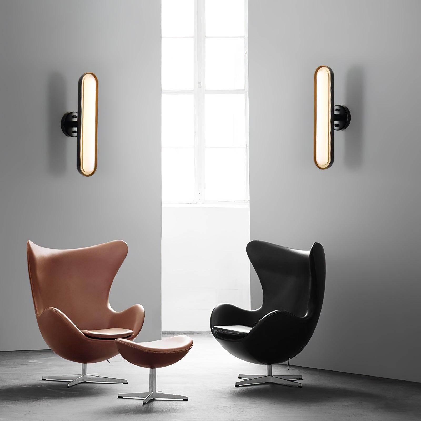 Seveno Acrylic Industrial Wall Lamp-Neutral Decor
