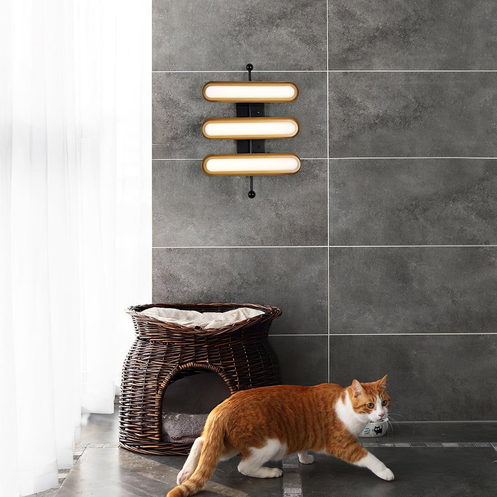 Seveno Acrylic Industrial Wall Lamp-Neutral Decor