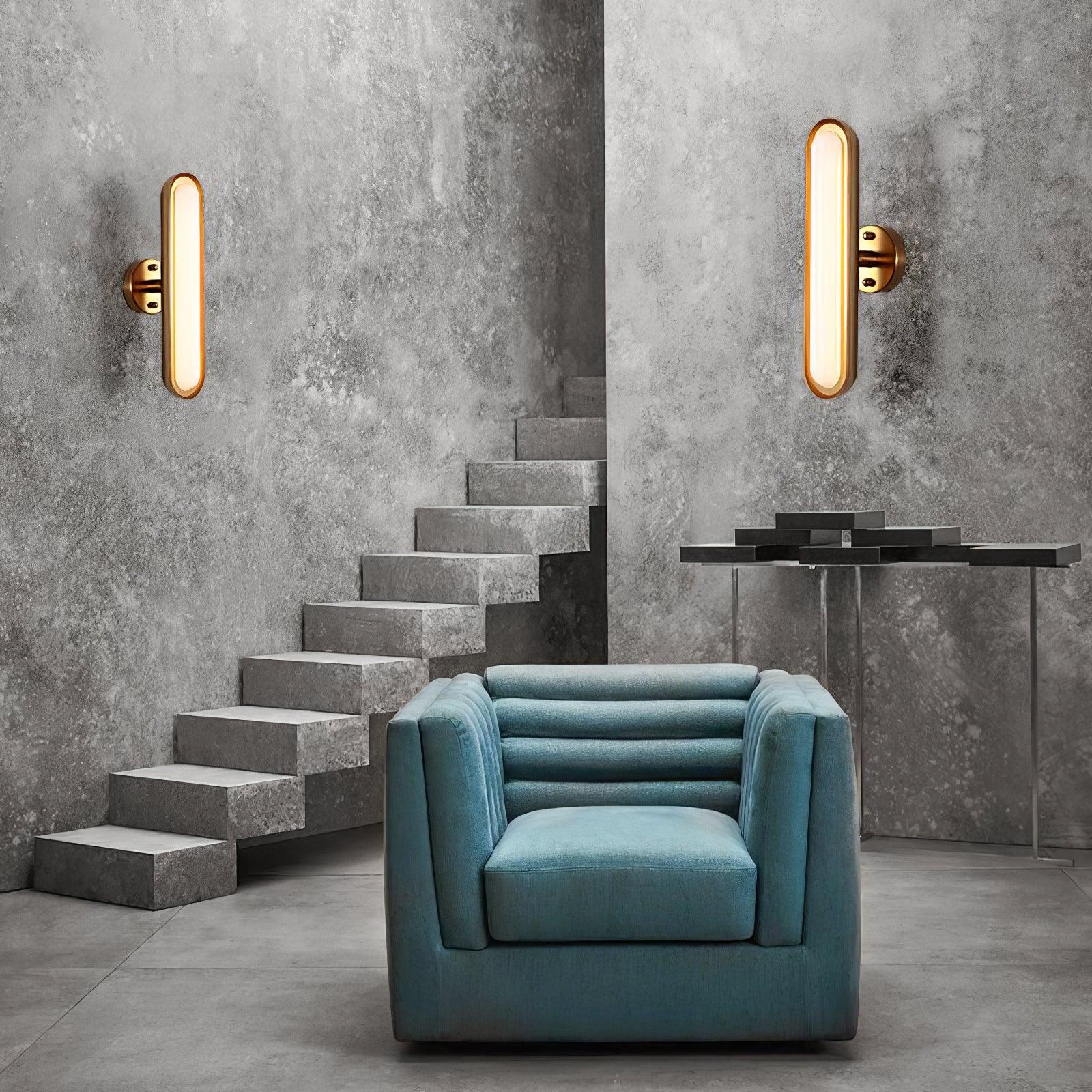 Seveno Acrylic Industrial Wall Lamp-Neutral Decor