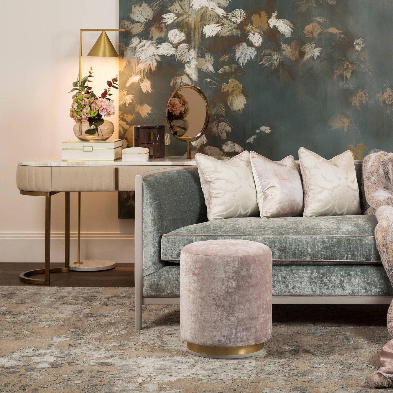 Glowen Marble Industrial Table Lamp-Neutral Decor