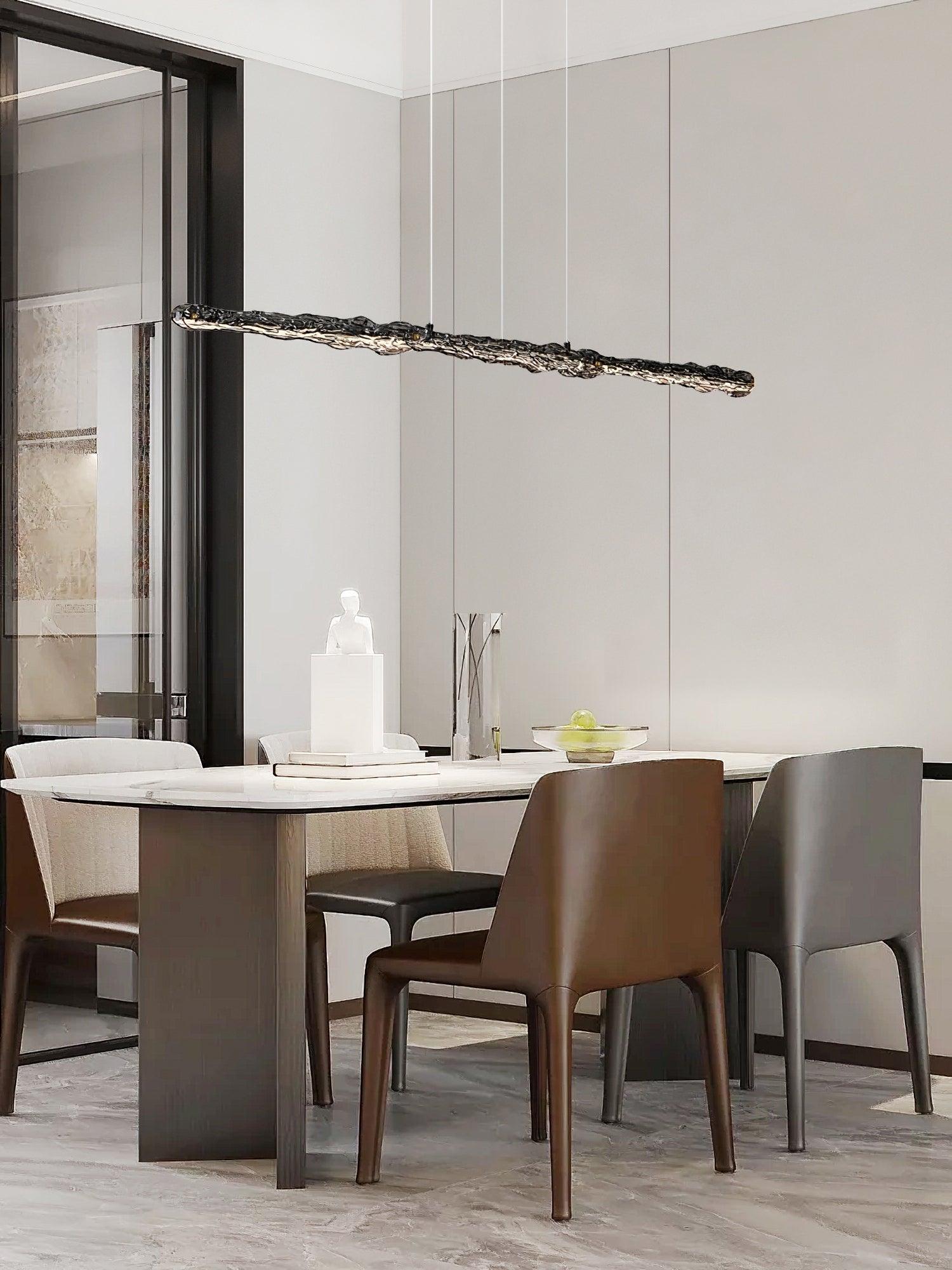 Welsey Linear Modern Pendant Light-Neutral Decor