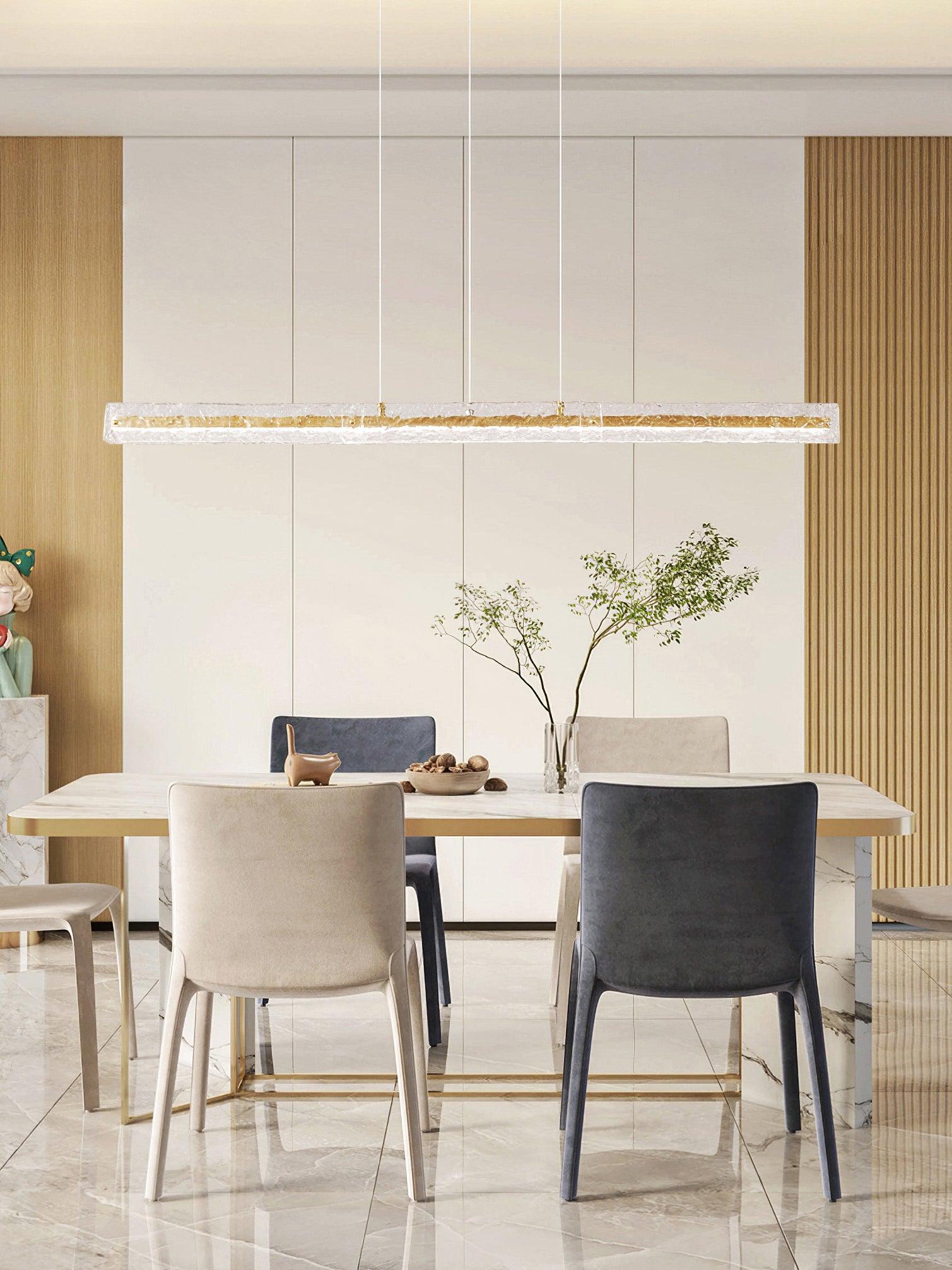 Welsey Linear Modern Pendant Light-Neutral Decor