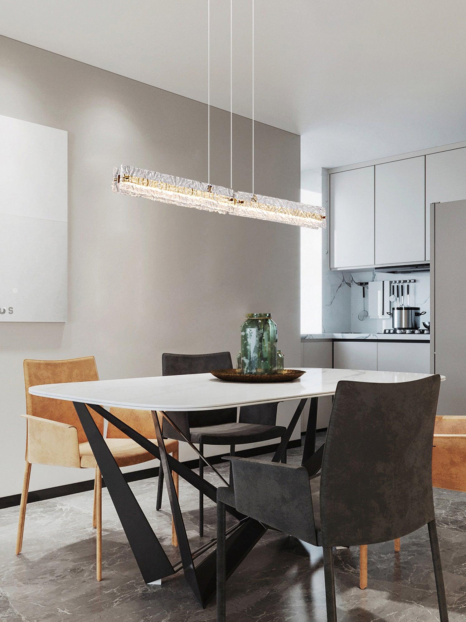 Welsey Linear Modern Pendant Light-Neutral Decor