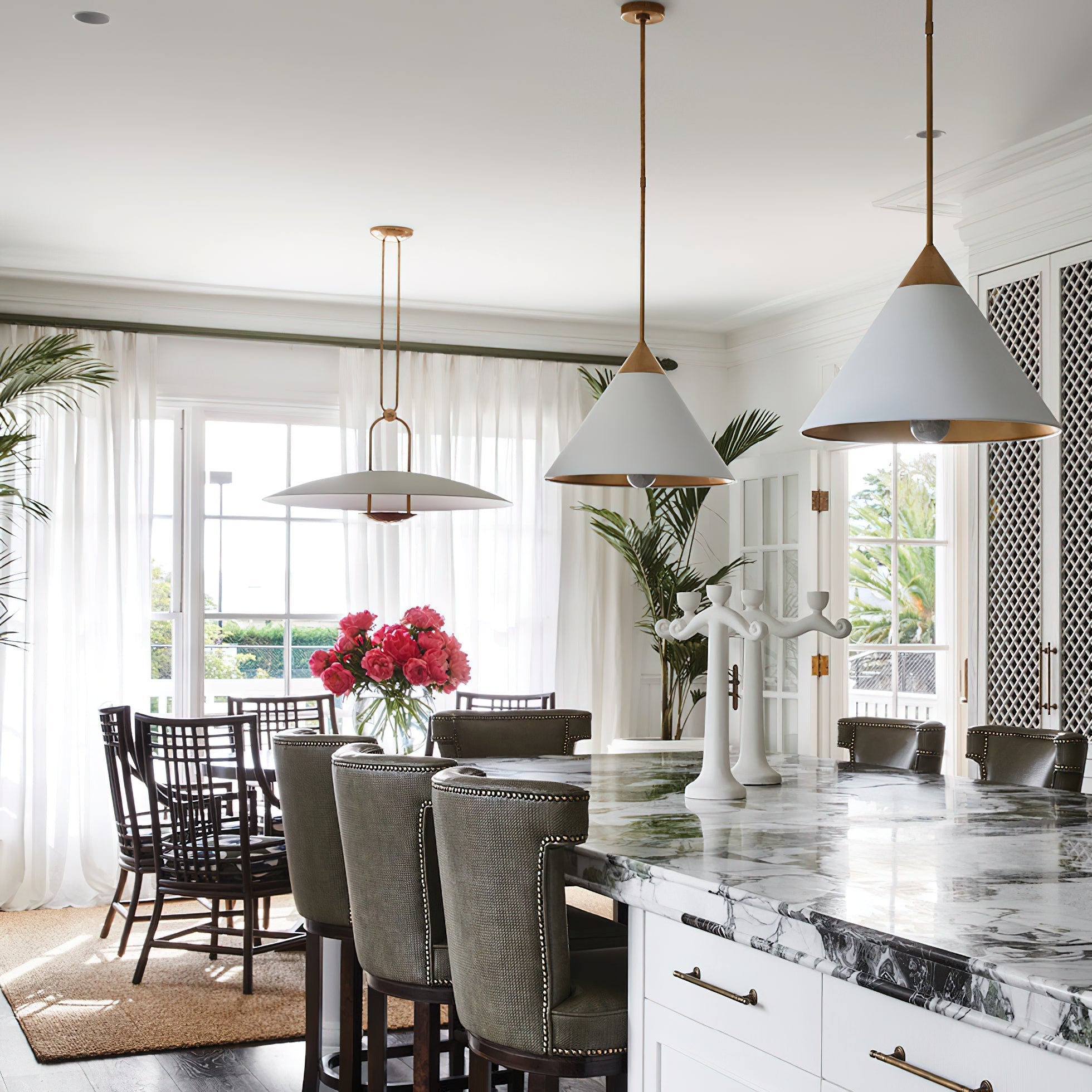 Matilda Brass Pendant Lamp