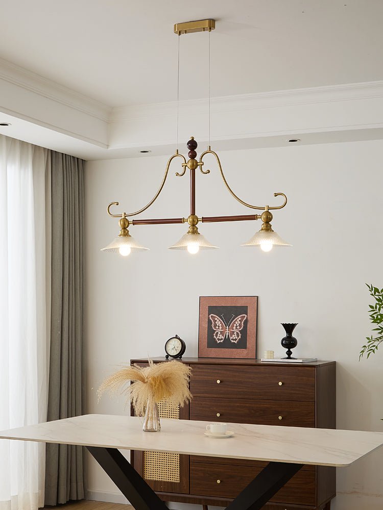 Ivvinisra Elegance Vintage Island Wood Pendant Light-Neutral Decor