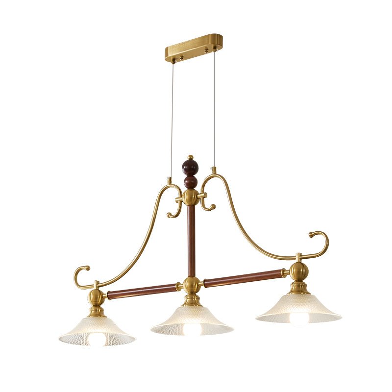 Ivvinisra Elegance Vintage Island Wood Pendant Light-Neutral Decor