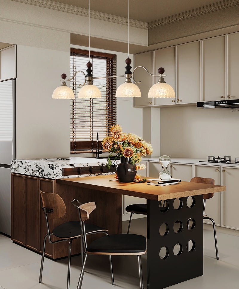 Ivvinisra Elegance Vintage Island Wood Pendant Light-Neutral Decor