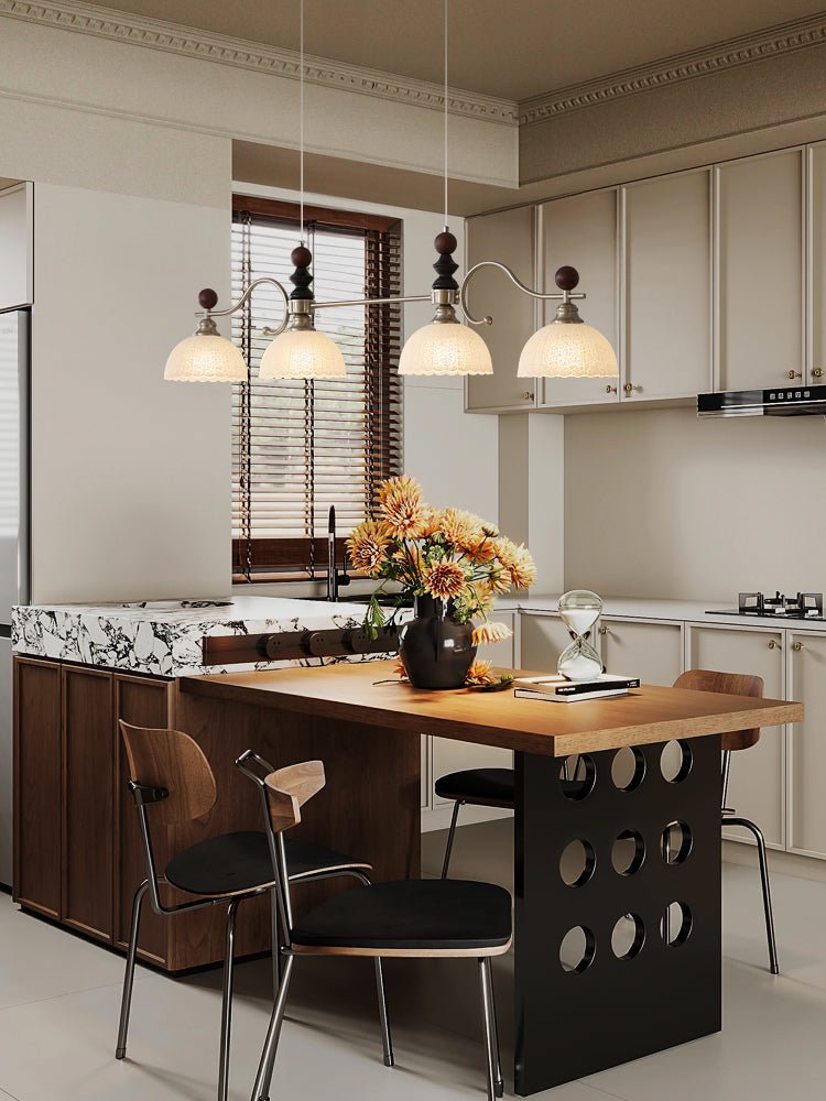 Ivvinisra Elegance Vintage Island Wood Pendant Light-Neutral Decor
