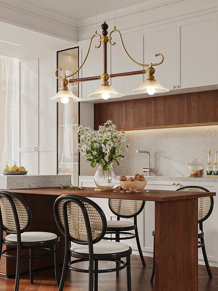 Ivvinisra Elegance Vintage Island Wood Pendant Light-Neutral Decor
