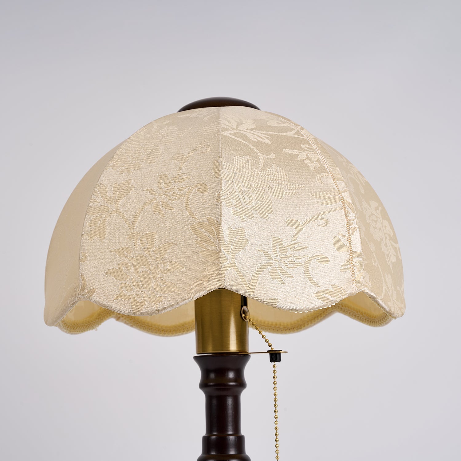 Beckett Vintage Wood Table Lamp-Neutral Decor