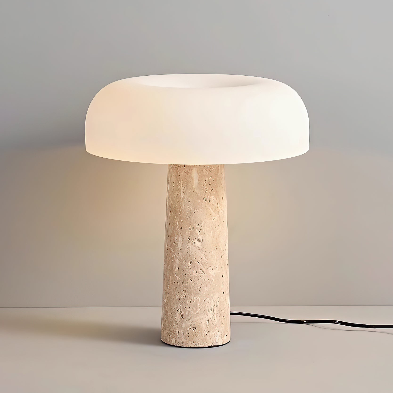 Another angle showing the lamp's proportions.