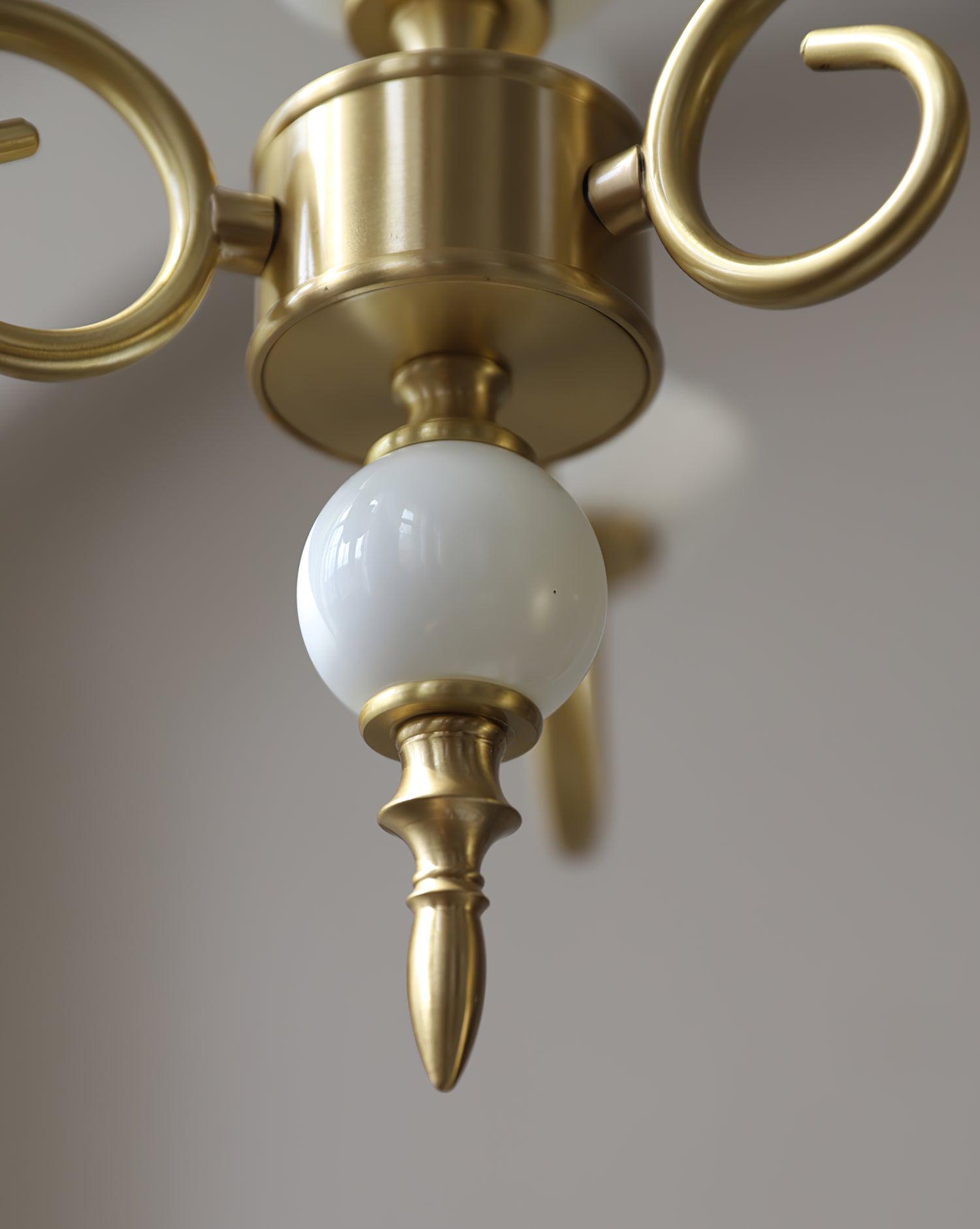 Lustra Chandelier Carlita Gold Modern Five-Armed-Neutral Decor