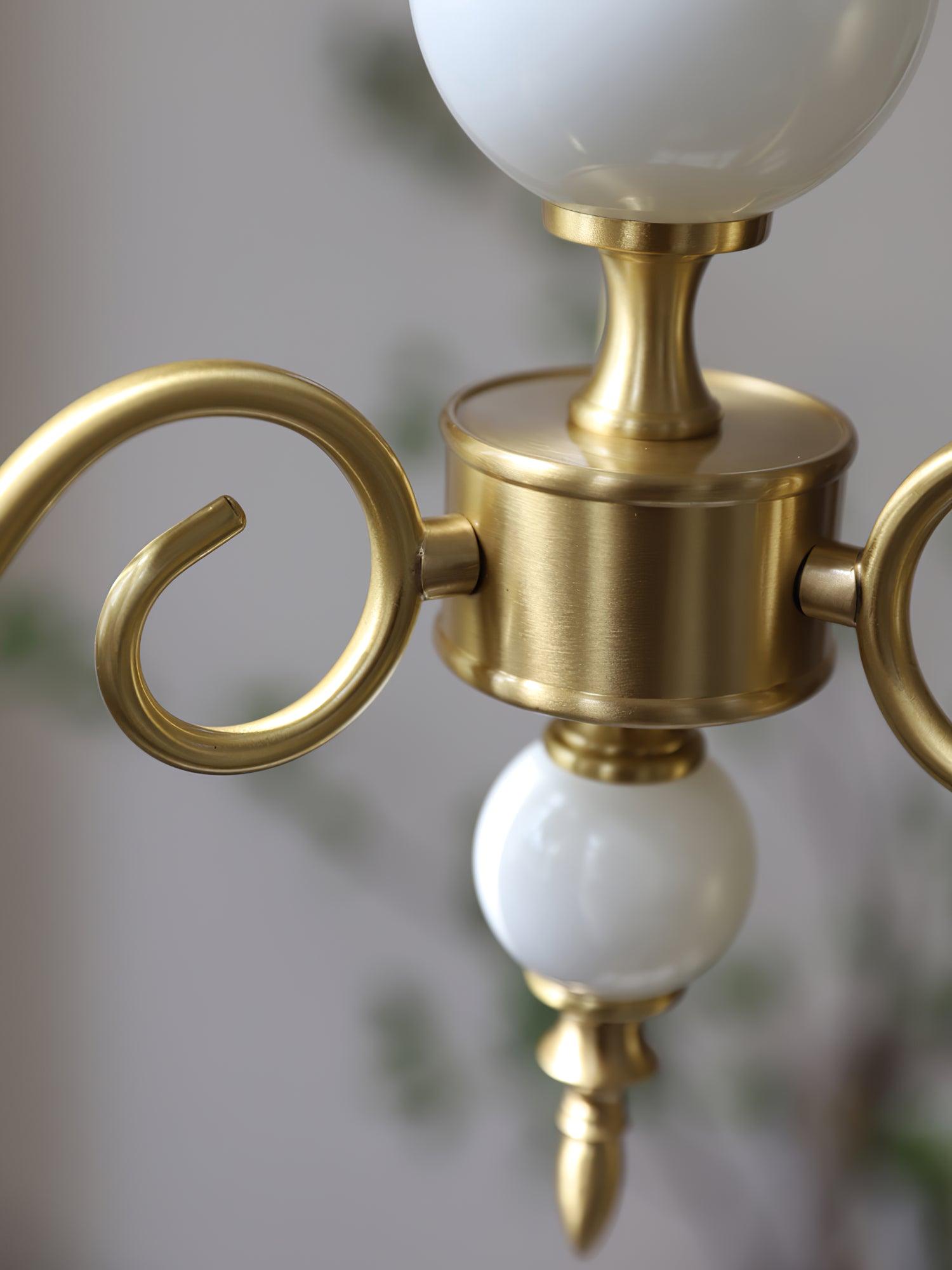Lustra Chandelier Carlita Gold Modern Five-Armed-Neutral Decor