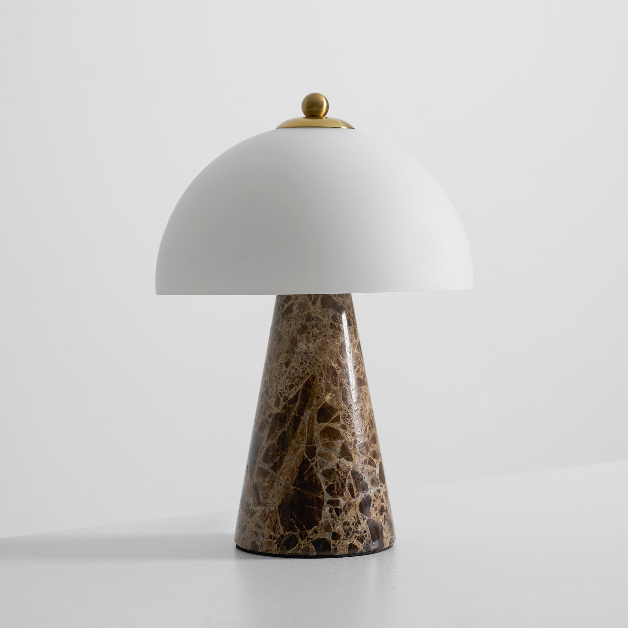 The Carme Table Lamp on an entryway console table.