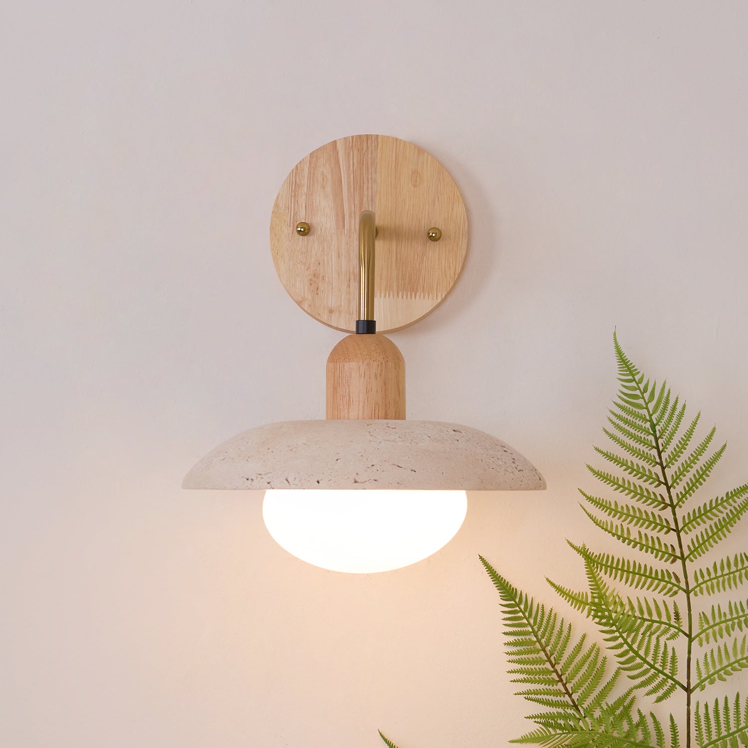 Winel Wall Lamp Vintage Travertine - Neutralighting