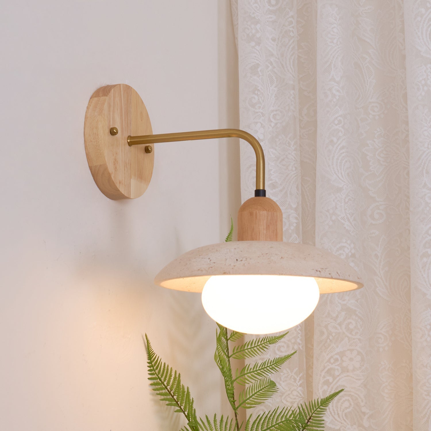 Winel Wall Lamp Vintage Travertine - Neutralighting
