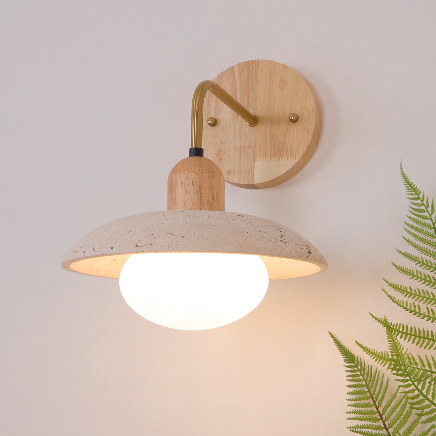 Winel Wall Lamp Vintage Travertine - Neutralighting