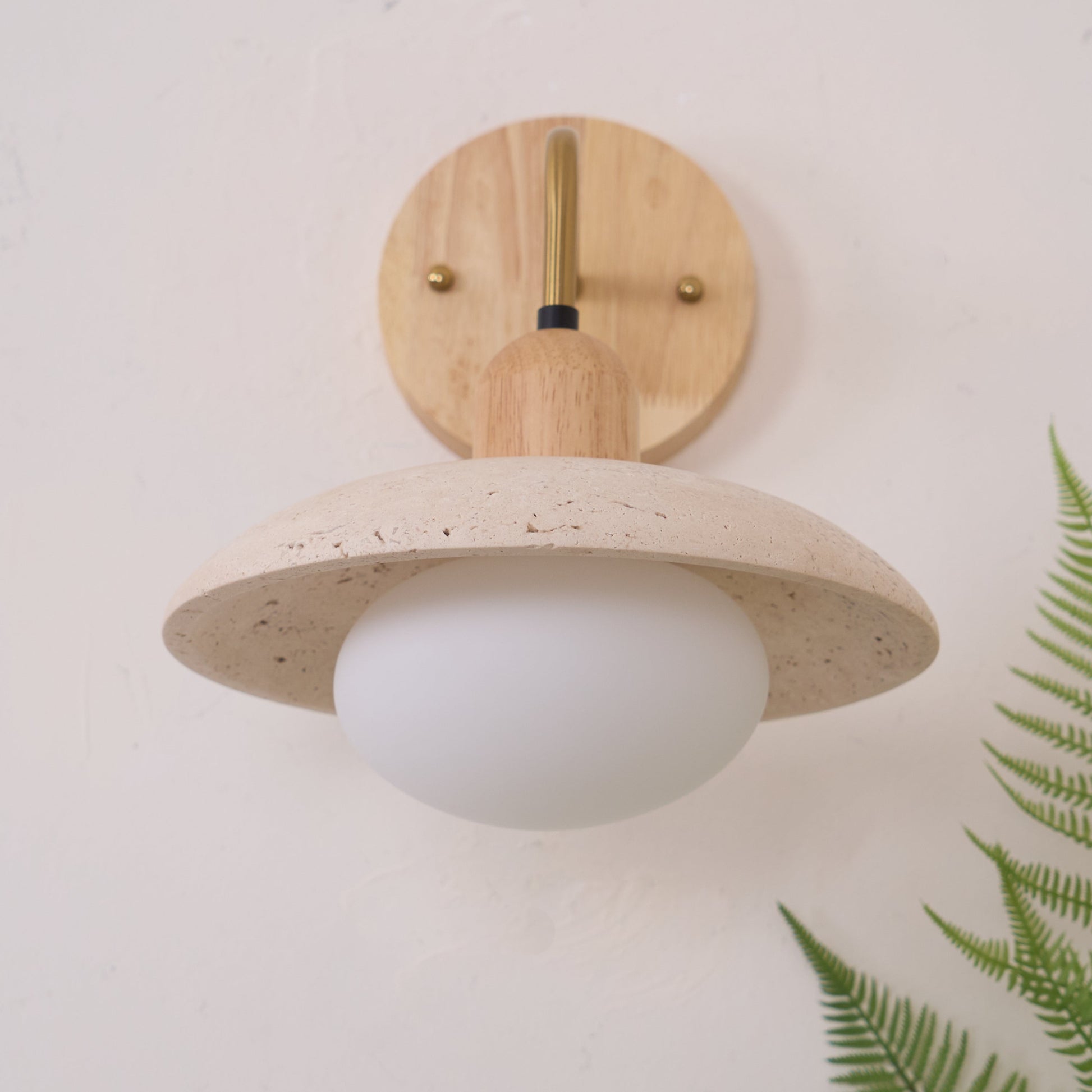 Winel Wall Lamp Vintage Travertine - Neutralighting