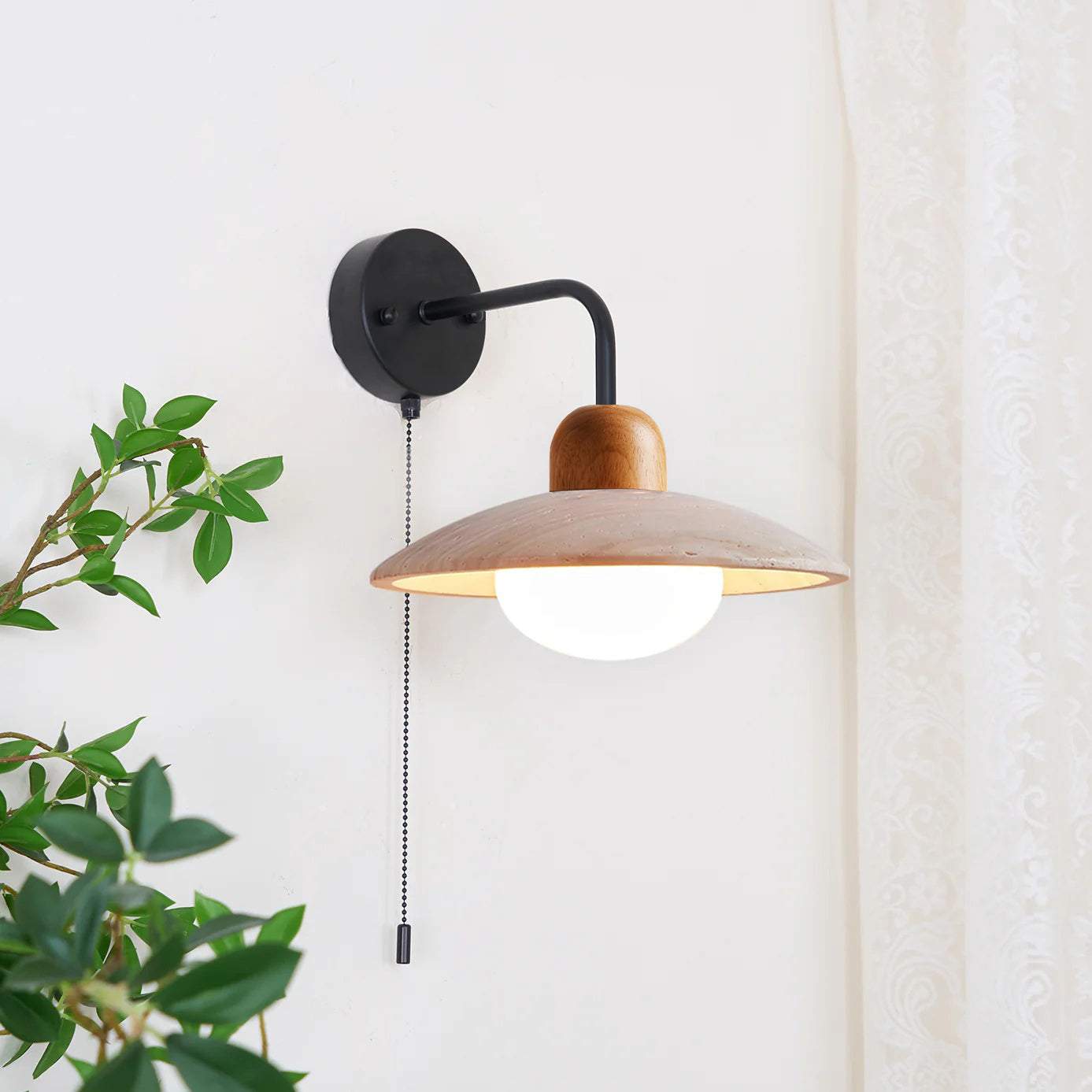 Cavone Travertine Wall Sconce