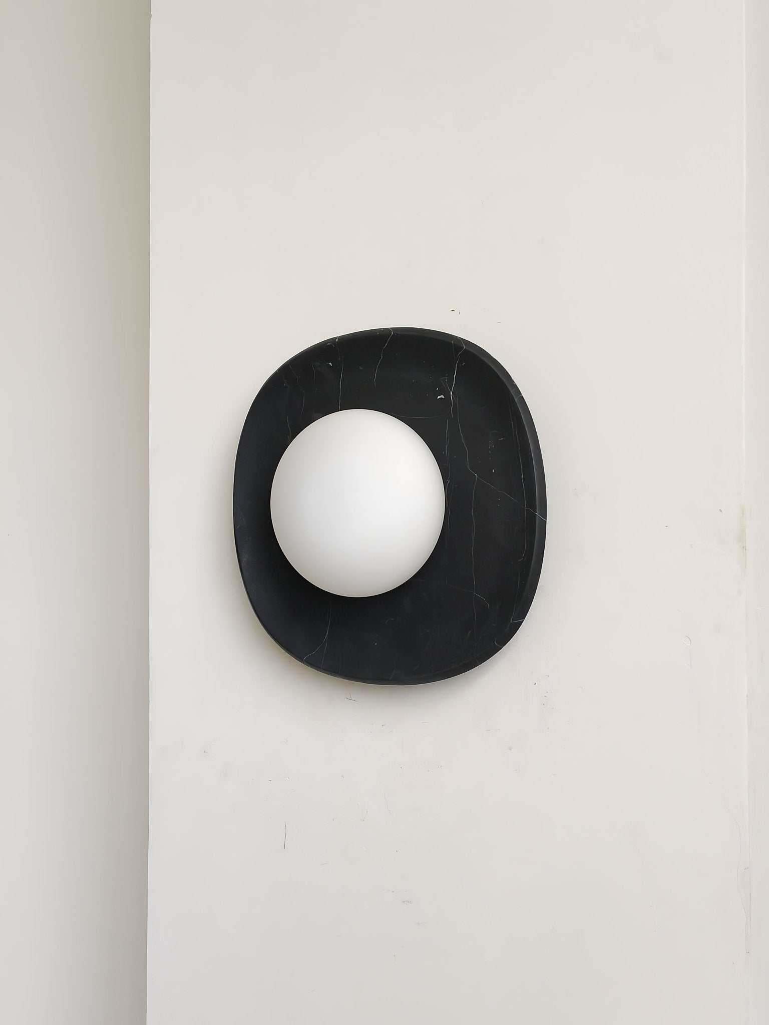 Carrara Cusp Sconce-Neutral Decor