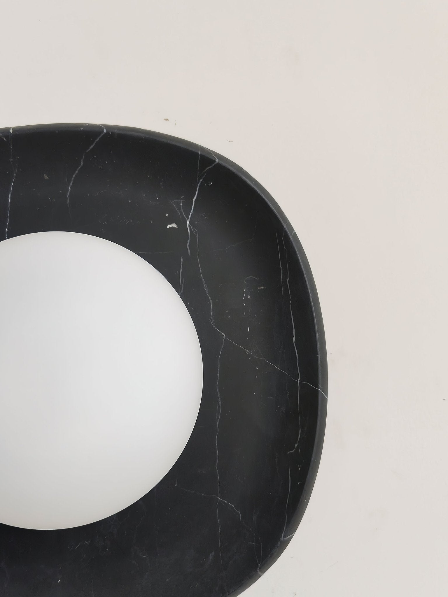 Carrara Cusp Sconce-Neutral Decor