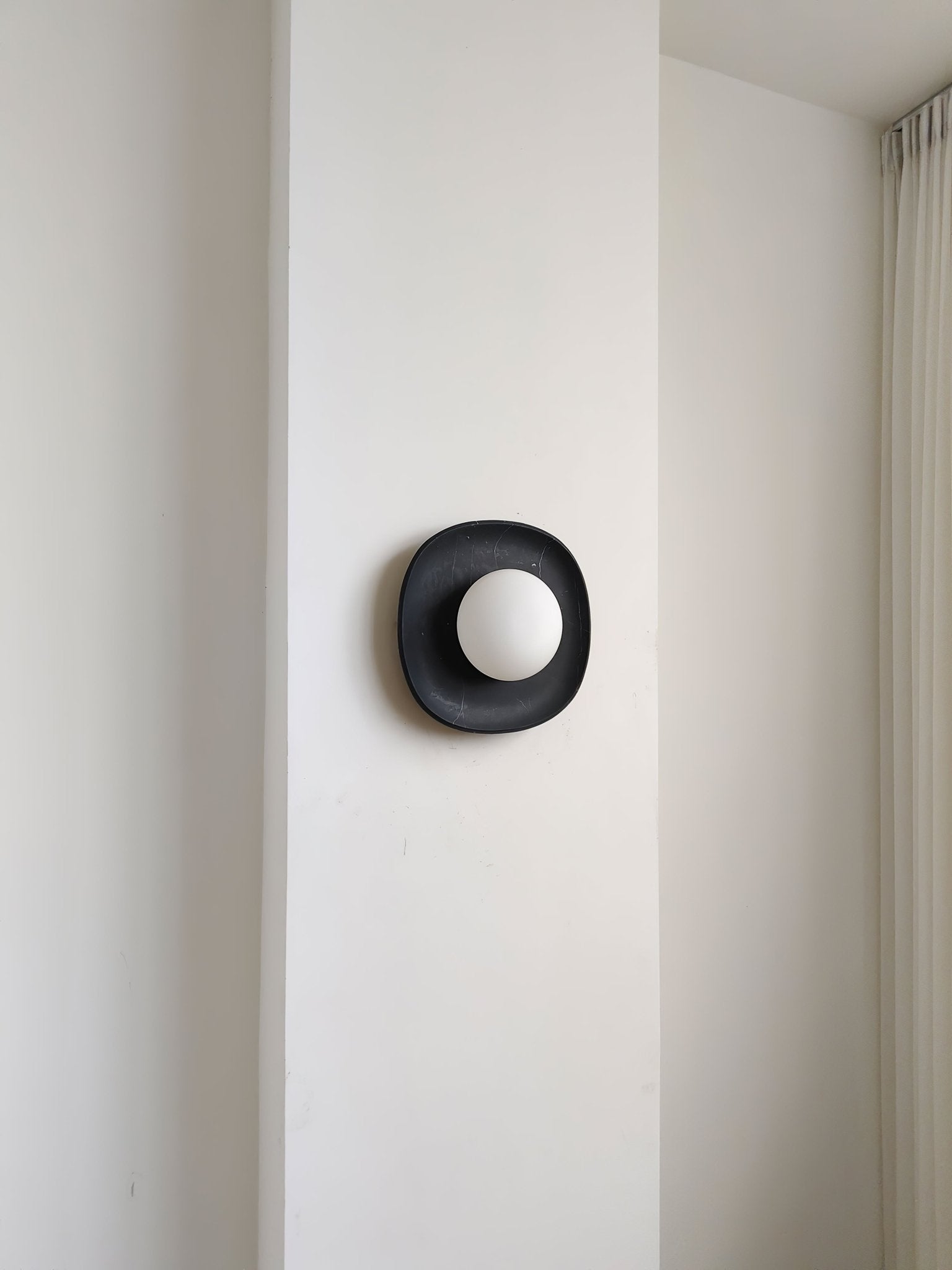 Carrara Cusp Sconce-Neutral Decor