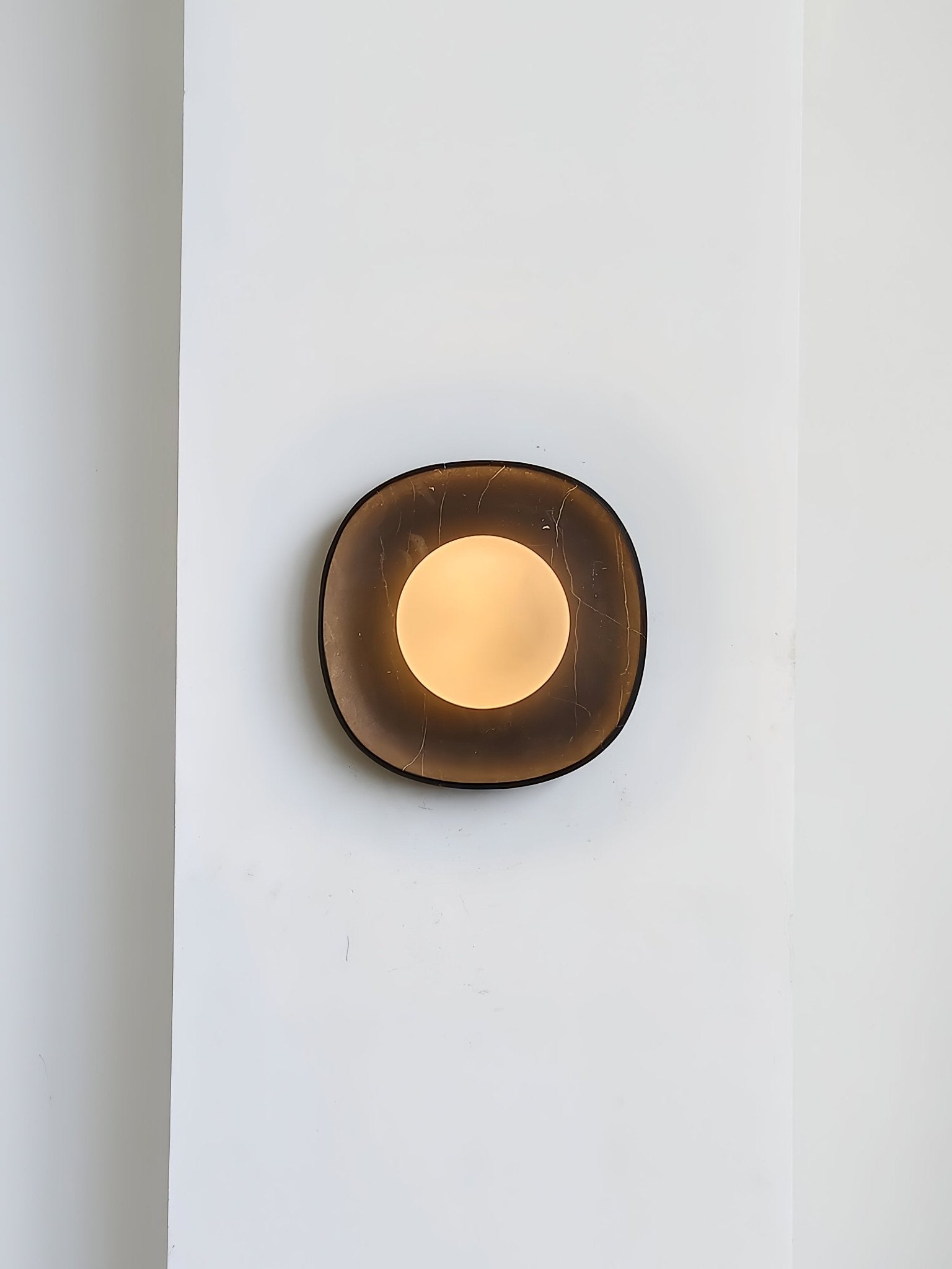 Carrara Cusp Sconce-Neutral Decor