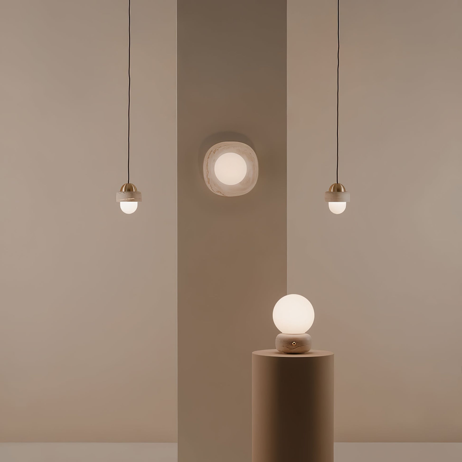 Carrara Cusp Sconce-Neutral Decor