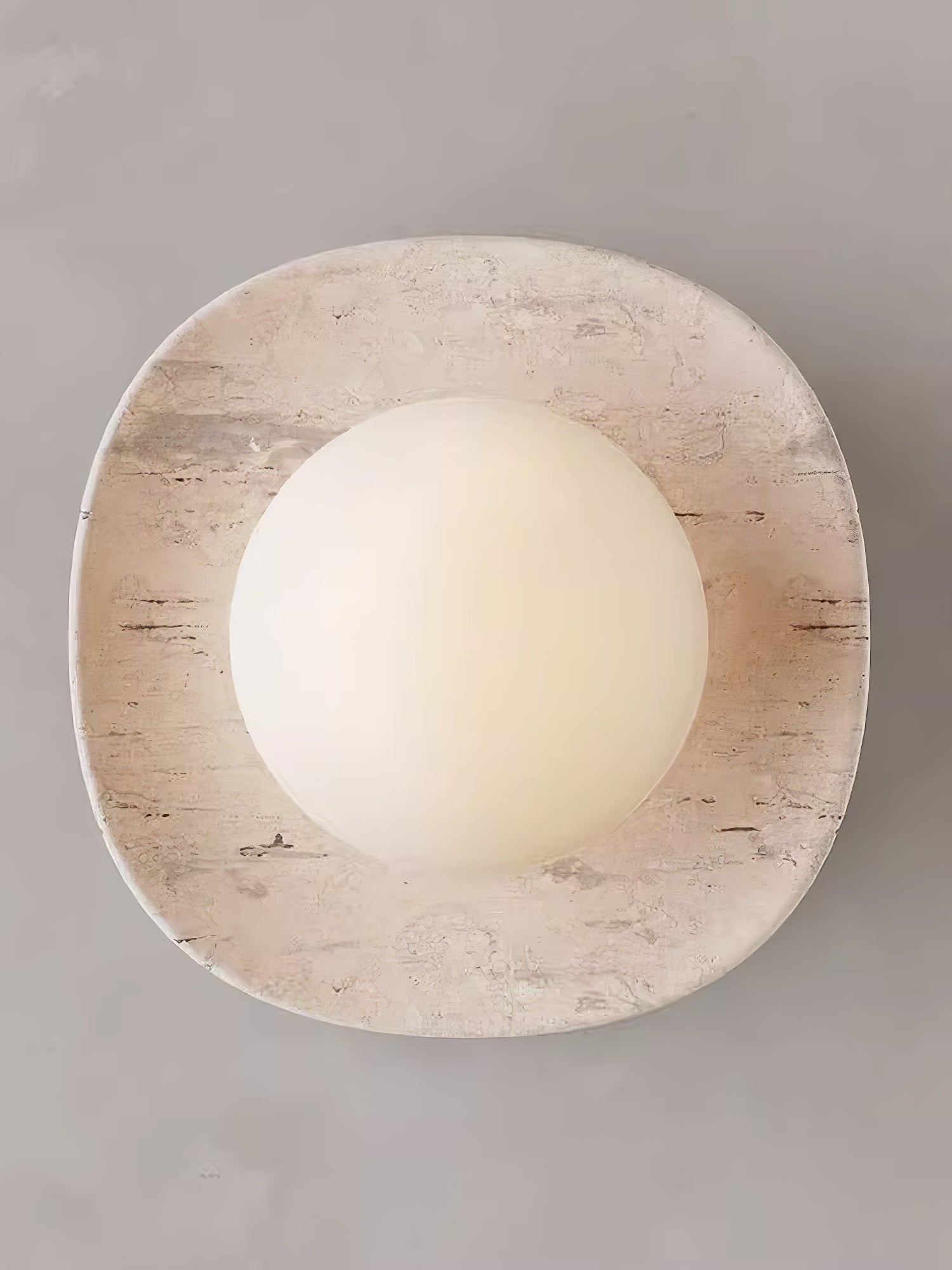 Carrara Cusp Sconce-Neutral Decor