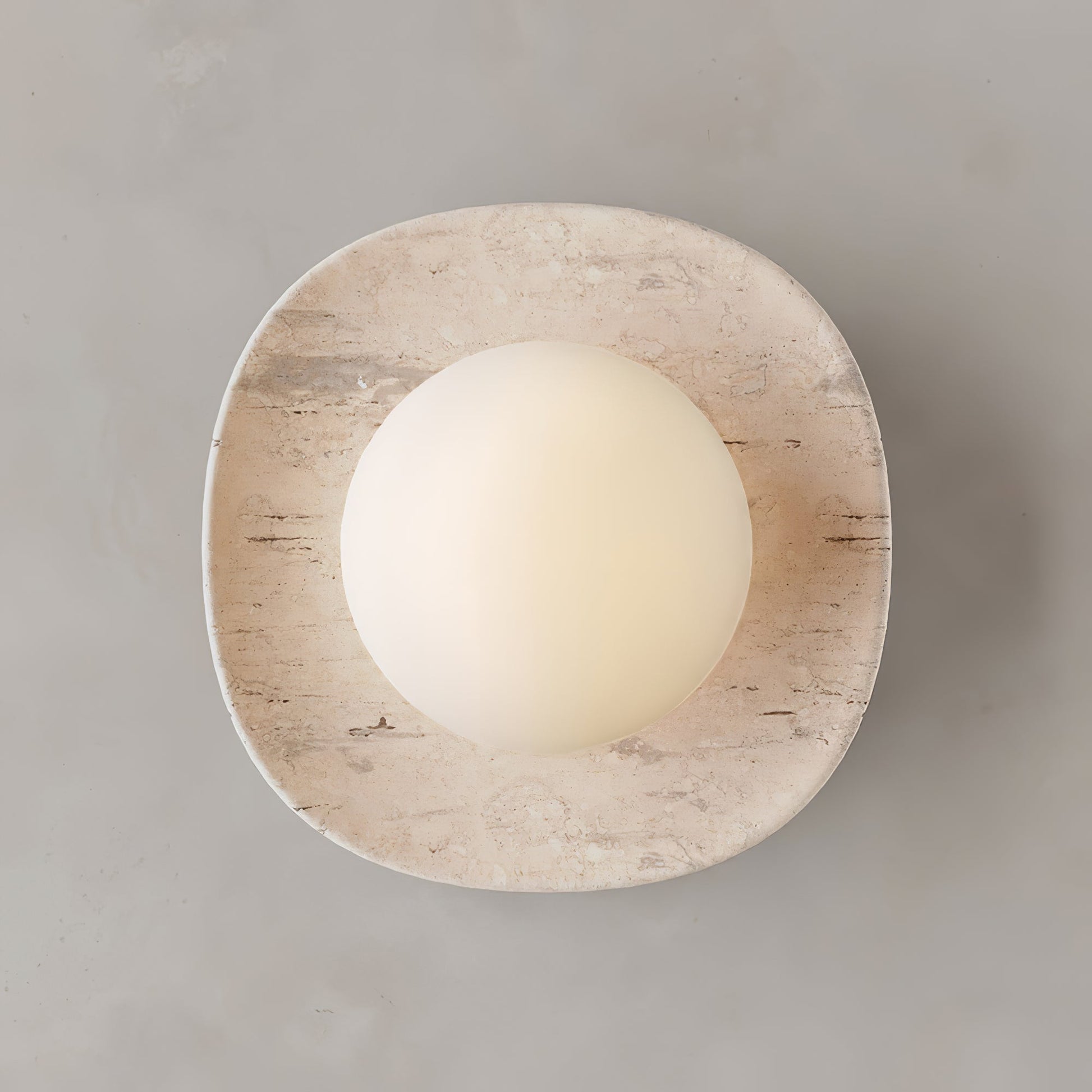 Carrara Cusp Sconce-Neutral Decor