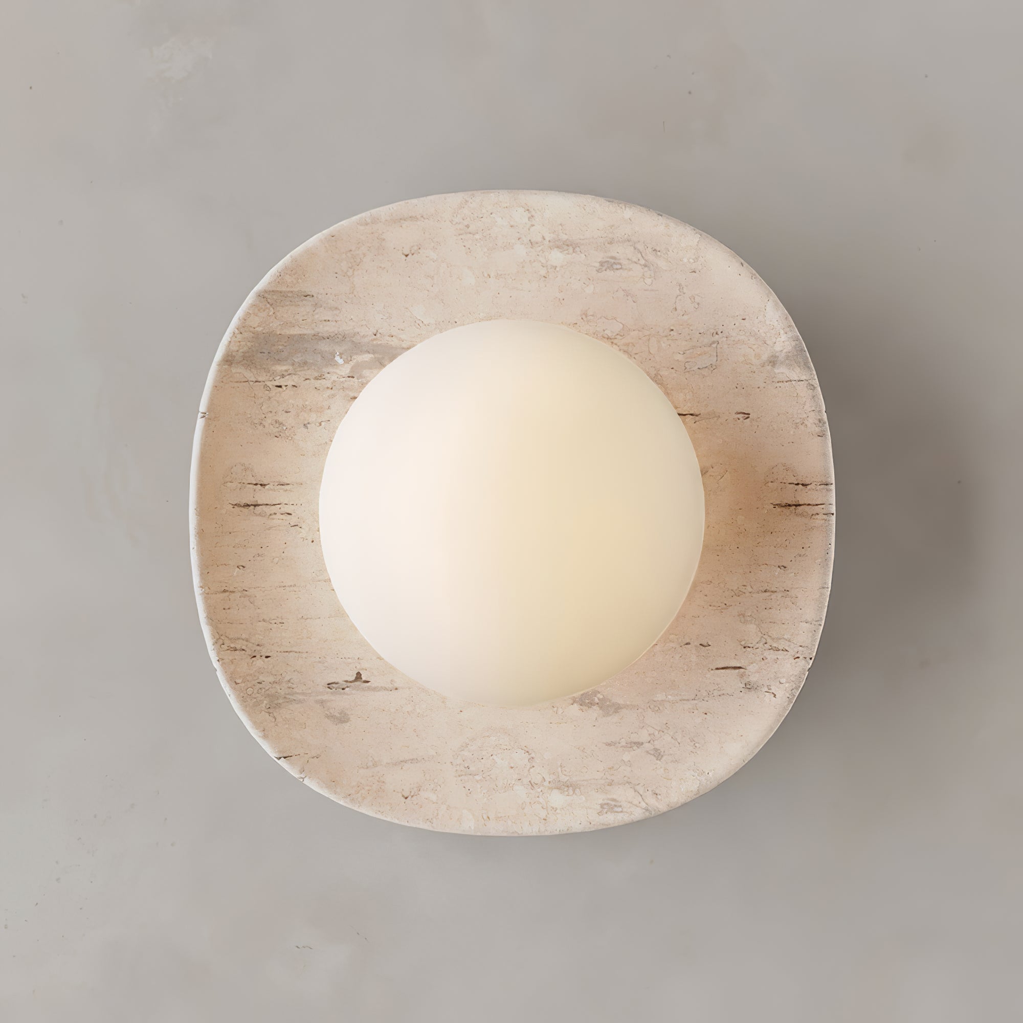 Carrara Cusp Sconce-Neutral Decor