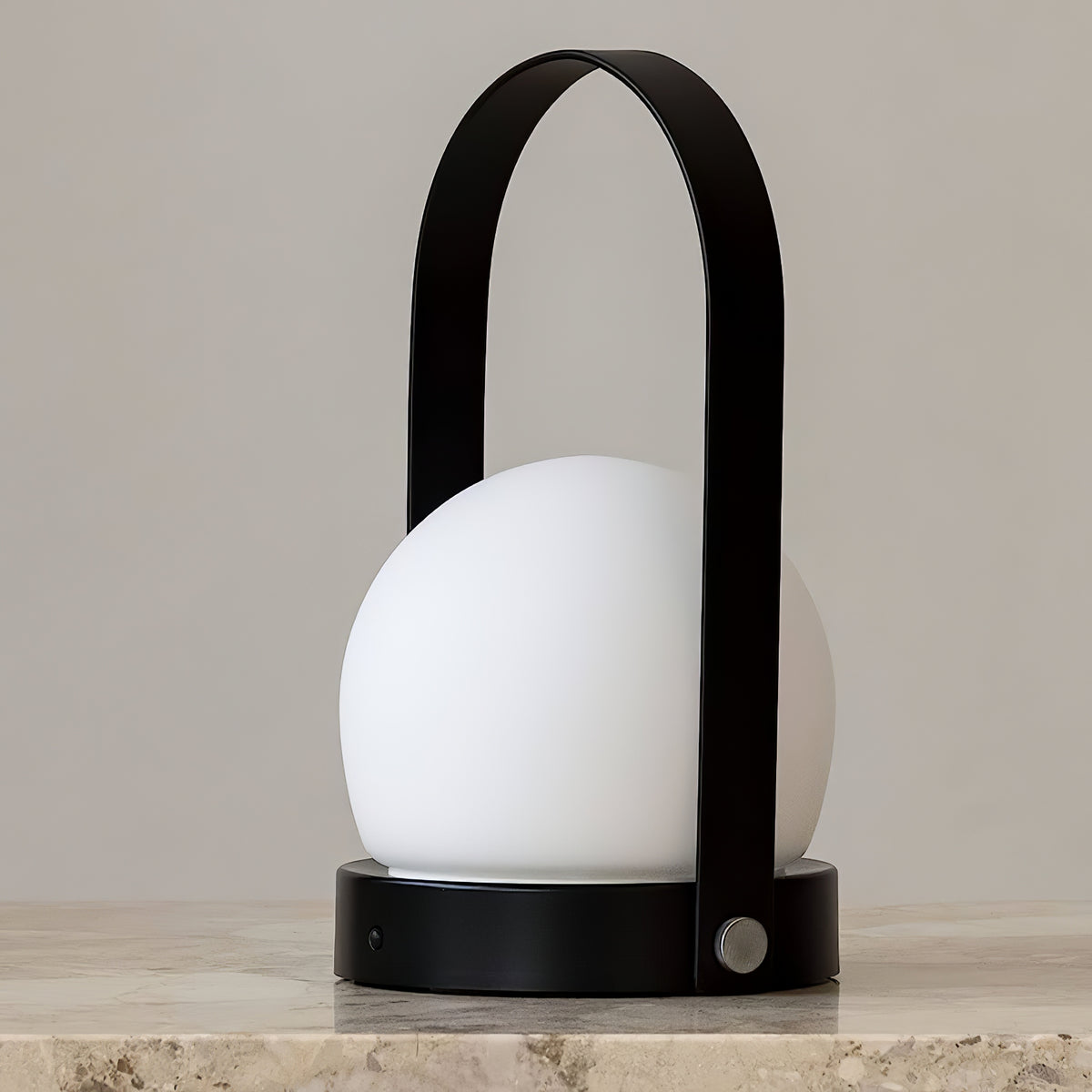 Zenon Glass Minimalist Table Lamp-Neutral Decor
